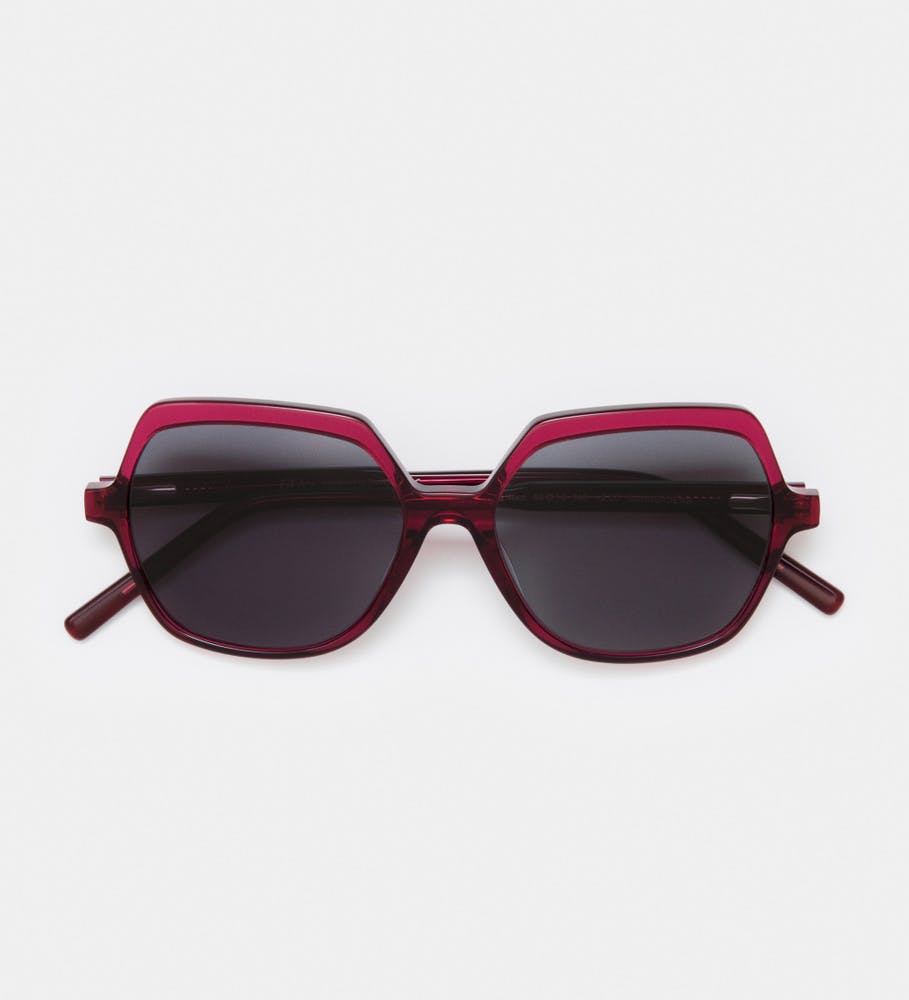 Andrea Wine Red Sunglasses